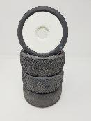 PNEUS DASH GOMME BLEU MONTÉS SUR JANTES BLANCHES (4) - 10% D'USURES 6-MIK