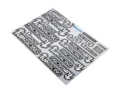 Sticker prédécoupé (coloris au choix) 1UP-RACING