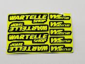 Stickers Wartelle Shop/ WSLine 71x45(différentes couleurs) WS-LINE