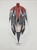 CARROSSERIE EB48 2.x BLANC/GUN METAL/ROUGE METAL PEINTE POUR EB48 2.0 - 2.1 TEKNO-RC