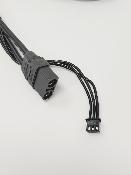 Cable de charge 2S PK 4/5mm + prise Equilibrage pour sortie Chargeur XT90 Noire (60cm) WS-LINE