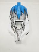 CARROSSERIE EB48 2.x BLANC/SILVER/BLEU PEINTE POUR EB48 2.0 - 2.1 TEKNO-RC