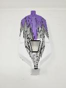 CARROSSERIE EB48 2.x BLANC/SILVER/VIOLET PEINTE POUR EB48 2.0 - 2.1 TEKNO-RC