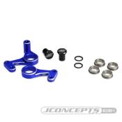 Set de direction Alu Bleu pour RC10 World J-CONCEPTS