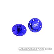 Set de fixation d'aileron Alu Bleu pour RC10 World J-CONCEPTS