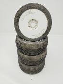 PNEUS AMAZZONIA GOMME CLAY MONTÉS SUR JANTES BLANCHES (4) - 5% D'USURES HOTRACE