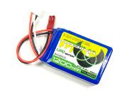 Accu Lipo 2S 7.4V 1200mAh pour TX (prise Bec/Jst) ABSIMA