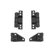 Support de triangles avant et arriere Noir pour RC10