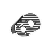 Plaque support moteur Noir pour RC10 TEAM-ASSOCIATED