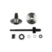 RC10 6-Gear Transmission Top Shaft, Pinion, Outer Hub and Diff Spring RC10 TEAM-ASSOCIATED