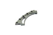 Renfort de chassis Avant Alu. pour TT10/SC10 HOBAO
