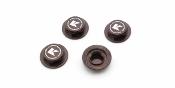 Ecrous de roues fermés gun metal (4) KYOSHO