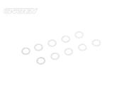 Rondelles aluminiums 5x7x0.2mm (10) CARTEN