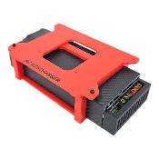 Support de stand pour chargeur et alimentation PLIABLE ROUGE RC-DISCHARGER