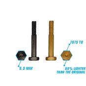 Clous filetés de fixations d'amortisseurs pour TLR-8X Losi