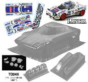 1/10 Carrosserie Lancia Stratos ROTHMANS, 190mm (non peinte) TEAM C