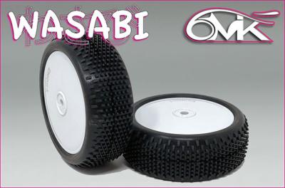 Pneus WASABI avt 4x4 montés-collés sur jantes blanches - PURPLE (2) 6-MIK