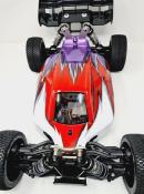 Carrosserie VS2 Blanc/Rouge/Violet métal peinte pour VS2 HOBAO RACING