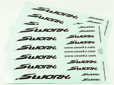 Planche stickers logo speed Noir (2) SWORKZ