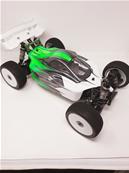 Carrosserie VSE Vert/Alu/Blanc peinte pour VSE HOBAO RACING