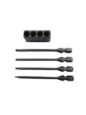 Set d'embout hexagonal "Black Titanium" 1.5/2.0/2.5/3.0 mm WS-LINE