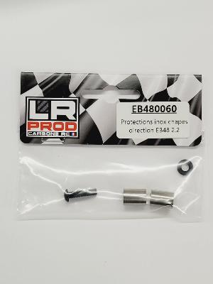 Protections inox de chapes de direction pour TEKNO EB/ET 48 2.X LR PROD