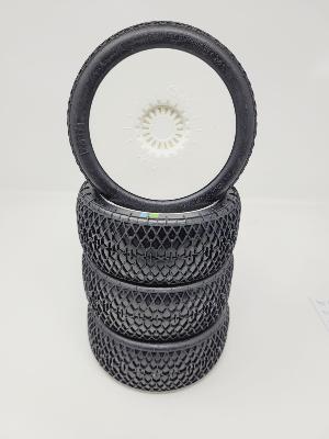 PNEUS DASH GOMME INTER NON COLLES SUR JANTES BLANCHES (4) -NEUF 6-MIK