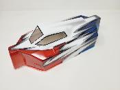CARROSSERIE EB48 2.0 ROUGE/BLANC/BLEU PEINTE POUR TEKNO EB48 2.0 - 2.1