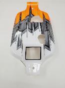 Carrosserie ST4-Falcon peinte Blanc/Gun Métal/Orange Fluo pour Sworkz S35-4 Nitro SWORKZ