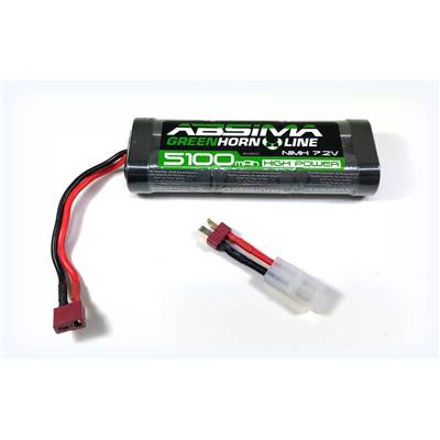 Accu Nimh 5100 mAh 7.2V DEANS + adaptateur ABSIMA
