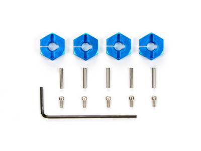 Hexagone de roue 12mm alu. (larg. 4.0mm) TAMIYA
