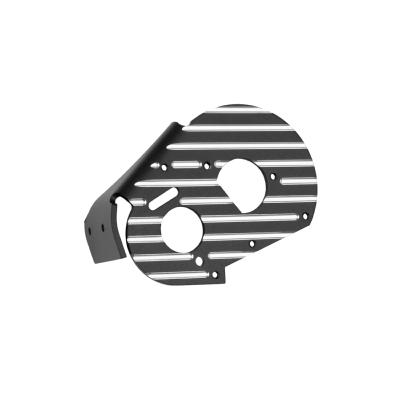 Plaque support moteur Noir pour RC10 TEAM-ASSOCIATED