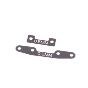 Entretoises alu. arrière 0.5mm ST2/LD3 SCHUMACHER RACING