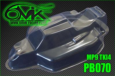 Carrosserie pour Kyosho MP9 TKI4 "stock" light (non peinte) 6-MIK