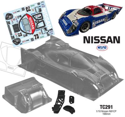 Carrosserie 1/10e N91CP Nissan (190mm) (non peinte) TEAM-C