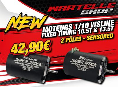Moteur Brushless 1/10 Stock 10.5T WS LINE