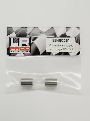 Protections inox de chapes de carrossage pour TEKNO EB/ET 48 2.X LR PROD