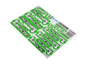 Sticker prédécoupé (coloris au choix) 1UP-RACING