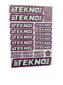 Autocollants TEKNO RC 2024 - différents choix de couleurs WS-LINE