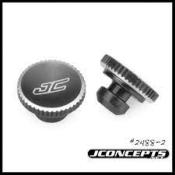 Molette de fixation de plaque de batterie pour B5m, T5m, Sc5m noir.
