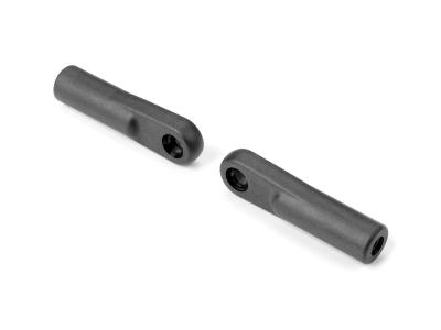 Chapes intérieures tirant arrière - Graphite (2) XB8/XT8/GTX XRAY