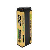 Lipo Batterie 2S 7.6V 10000mAh 150C Gold-NGP 5mm avec cordon DEAN DXF-POWER