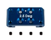 Cellule avant aluminium bleue +/-2.5° B7/B7D TEAM-ASSOCIATED