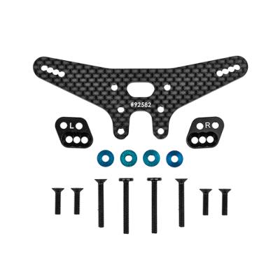 Kit de conversion fixations et support d'amortisseur arrière Gull, -2 mm FT pour RC10 B7.1 TEAM ASSOCIATED