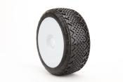 Pneus Buggy 1/8e TT " VOLANTE " Ultra-Soft montés-collés BETA