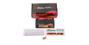 Accu lipo Red Line Shorty 2S HV 7.6V 140C 6000 5mm GENS ACE