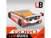 Carrosserie "GORO" Light 200mm piste 1/10e pancar LENS BODIES