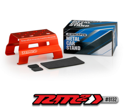 Plateau de stand métal rouge 1/8e et 1/10e  J-CONCEPTS