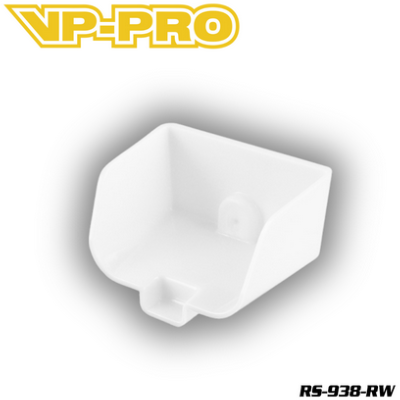 Ailerons avants blanc pour ASSO RC8B4.1/ HONG NOR X5B (2) VP-PRO