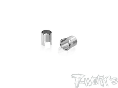Manchons de chappes de direction acier pour Mugen MBX8-R (2) T-WORK'S